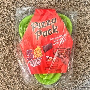 Green Pizza Pack Storage Set